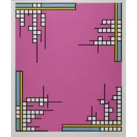 Over the Top by Nicholas Krushenick, Screenprint on wove paper, sold Jul 2023
