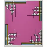 Nicholas Krushenick, Over the Top, Screenprint on wove paper