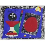 Joan Miró, Apparently unsigned, Mixed media on paper