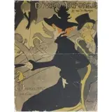 Henri de Toulouse-Lautrec, Divan Japonais, Lithograph on paper backed on linen