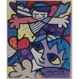 Romero Britto, Guardian Angel, Serigraph