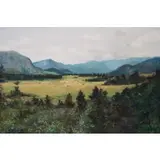 George Seidman, Large landscape, Oil on canvas
