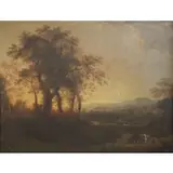 S.D. Arnold?, On the Welsh Border, Oil on canvas