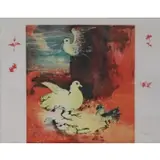 Hoi Lebadang, Birds in Paradise, Lithograph