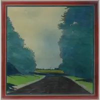 Daniel Lang, Guildford, Color pencil and ink on paper