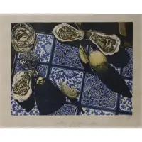 Jack Beal, Oysters for John Arthur, Color lithograph