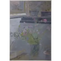 Daniel Lang, Flori del campo, Watercolor on paper