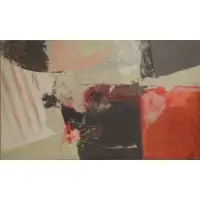 Mia Blumenstock, Abstract composition, Oil on canvas