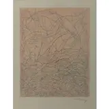 Mark Tobey, Morning Grass, Etching