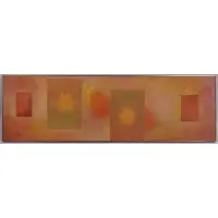 D. Varian, Large geometric abstract composition, Oil on canvas