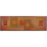D. Varian, Large geometric abstract composition, Oil on canvas
