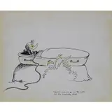 Dr Seuss-Theodor Seuss Geisel, Oh I'd Love to Go to the Party but I'm Absolutely Dead., Numbered '172/295' in pencil lower right