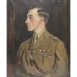 Frederick Whiting, Portrait of a Soldier / Capt, Oil on canvas