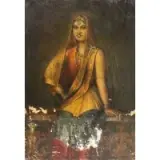 Hemendranath Mazumdar, (INDIAN,1894-1948), Oil on canvas