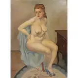Emil Ganso, Seated Nude