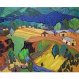 Alyce Frank, Hondo from the Peñasco #278, Oil on canvas