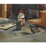 Louis Bouché, Art Supplies, Oil on canvas