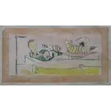 Graham Sutherland, Articulated Forms, Color lithograph on laid paper