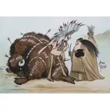 Arnold Roth, With Affection, a Dash of BBQ Sauce, Watercolor and ink on paper