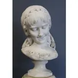 Angelo Bottinelli, Orientalist Beauty, Marble Bust