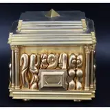 Il Cofanetto by Miguel Ortiz Berrocal, Gold plated puzzle sculpture, sold Apr 2023