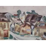 Jan Matulka, Town Scene