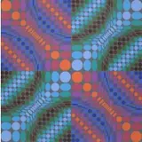 Victor Vasarely, Delocta, Screenprint, 1979