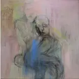 Judy Glantzman, Untitled Figure Abstract, Oil on canvas