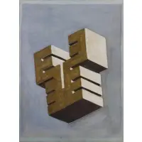 Adrian Murphy, Telespective LXIV, Gouache on paper