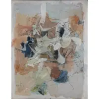 Henry Botkin, Ancestral, Large oil on board