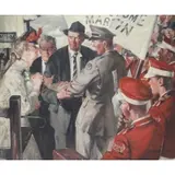 Leland Gustavson, Welcome Home Martin / The Sheriff Circumnavigator, Oil on canvas