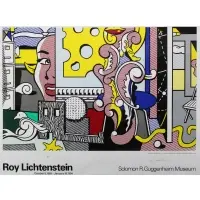 Untitled by Roy Lichtenstein, Go for Baroque Guggenheim Museum Exhibition Poster, 1993, sold Mar 2023