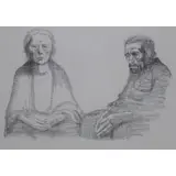 The Parents by Käthe Kollwitz, Lithograph, sold Mar 2023