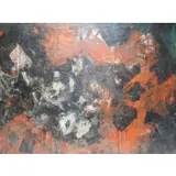 Fred G. Hauck, Abstract composition, Oil on canvas