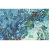 Fred G. Hauck, Moss Agate, Oil on canvas abstract composition