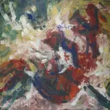 Fred G. Hauck, Pleiades, Oil on canvas abstract composition