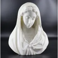 Giovanni Maria Benzoni, Untitled, Marble bust of The Madonna