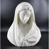 Giovanni Maria Benzoni, Untitled, Marble bust of The Madonna
