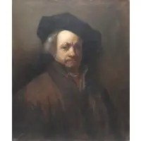 Rembrandt, Self-Portrait, Oil on canvas
