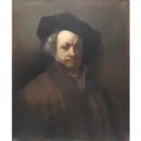 Rembrandt, Self-Portrait, Oil on canvas
