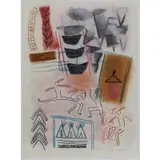 Jaune Quick–to–See Smith, Untitled, Composition with Dancing Figures