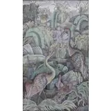 Dewa Ketut Rungun, Jungle Birds, Ubud Bali, Acrylic on canvas on board