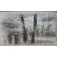 Untitled Abstract by Harry Bertoia, Monoprint/Monotype on rice paper, sold Feb 2023