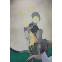 Tom Ide, The Hidden Faces, Oil on canvas