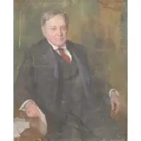 Wilton Robert Lockwood, Portrait of a Seated Gentleman, Oil on canvas