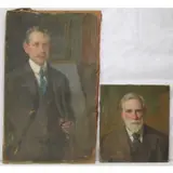 Wilton Robert Lockwood, Pair of Portraits of Gentleman, Oil on canvas