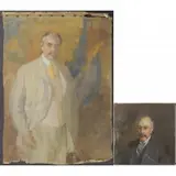 Wilton Lockwood, Pair of Portraits of a Gentleman, Oils on canvas