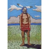 Darren Vigil Gray, Indian Portrait, 1981, Pastel on paper