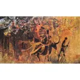 (FILIPINO, 1921-2015) Bull Scene by Romeo Tabuena, Large oil on canvas, sold Jan 2023