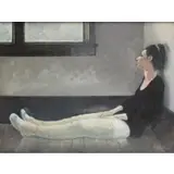 David Kreitzer, Ballerina at Rest, Oil on canvas